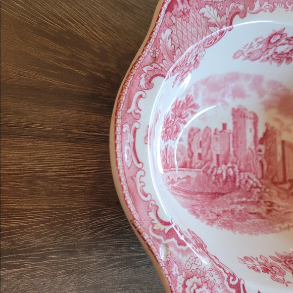 Johnson Bros Old Britain Castles, Pink Serving Bowl - Picture 6 of 8